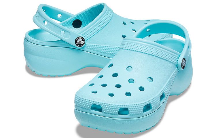 (WMNS) Crocs Classic Platform Clog 'Pure Water' 206750-4SS sold by KicksCrew product image thumbnail 6