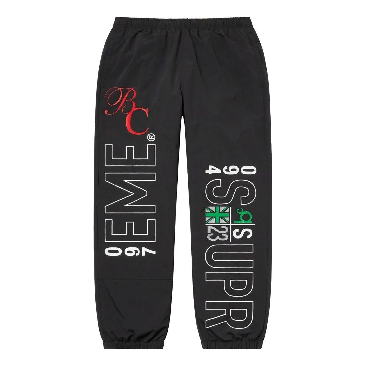 Supreme x Bernadette Corporation Track Pants 'Black White' SUP-SS23-230 sold by KicksCrew