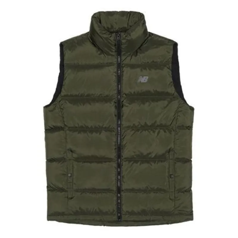New Balance Sports Puffer Vest 'Military Green' NJA4S011-GN sold by KicksCrew