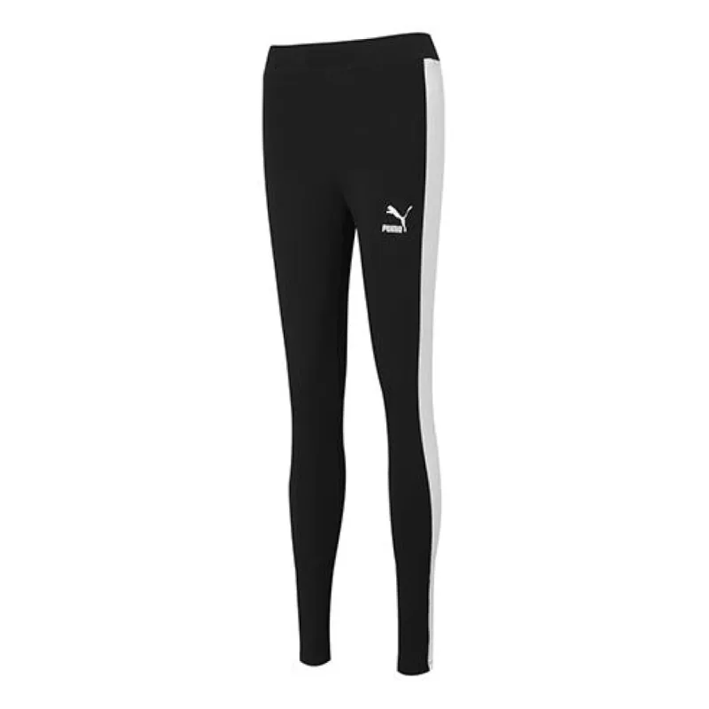 (WMNS) PUMA Classic T7 Pants 'Black' 599973-01 sold by KicksCrew