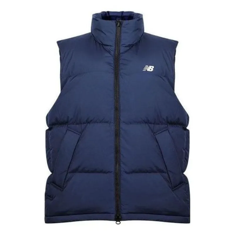 New Balance Sportswear Puffer Vest 'Blue' NJ94E013-NV sold by KicksCrew