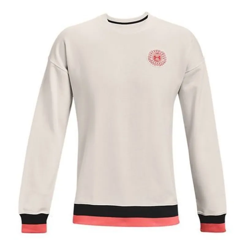 Under Armour Rival Fleece AMP Long Sleeve Sweatshirt 'Beige' 1361455-112 sold by KicksCrew