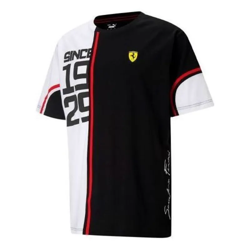 PUMA Scuderia Ferrari Statement Graphic T-shirt 'Black' 599809-11 sold by KicksCrew