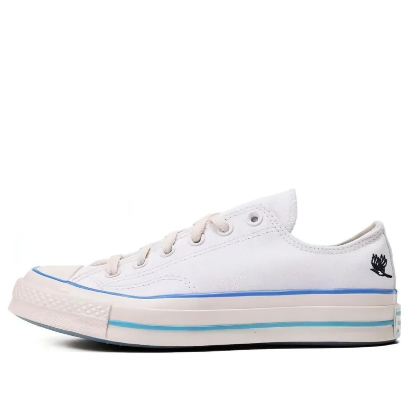 Converse CHUCK 70s OX embroidered magpie 'White' A08698C sold by KicksCrew