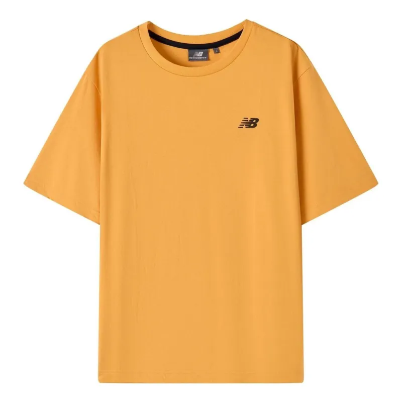 New Balance Logo Print Athletic T-Shirt 'Yellow' NCNE92S013-YW sold by KicksCrew