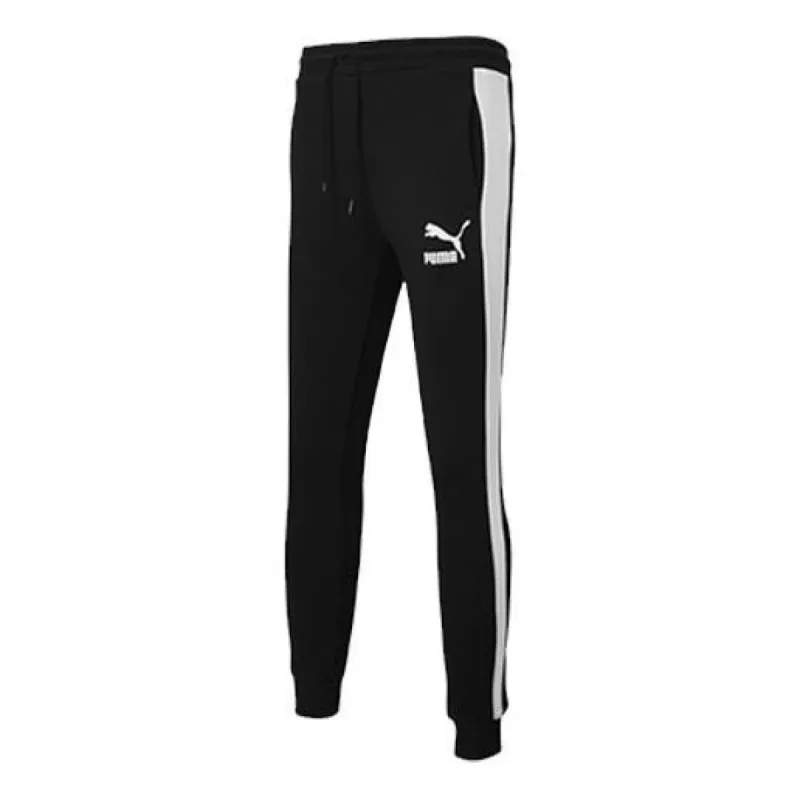 PUMA Iconic T7 Track Pants 'Black' 599329-01 sold by KicksCrew