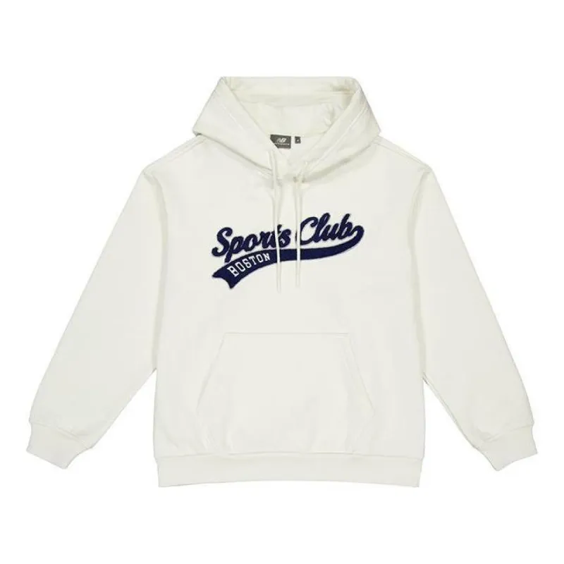 New Balance Sports Club Vintage Hoodie 'White Blue' NCD42101-IV sold by KicksCrew