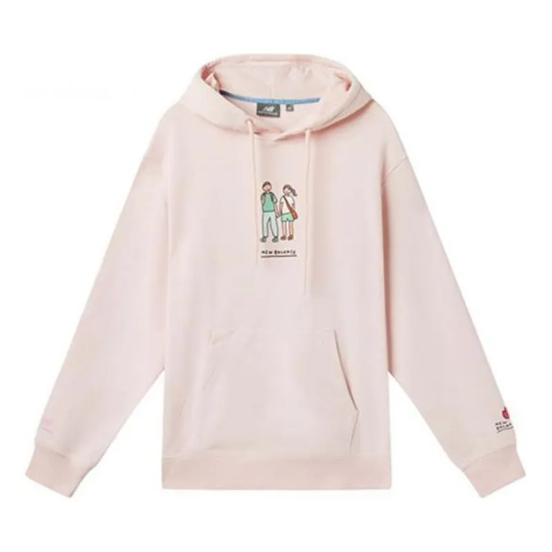 New Balance x Zero Per Zero Casual Sports Round Neck Hoodie 'Pink' NCA47013-PK sold by KicksCrew