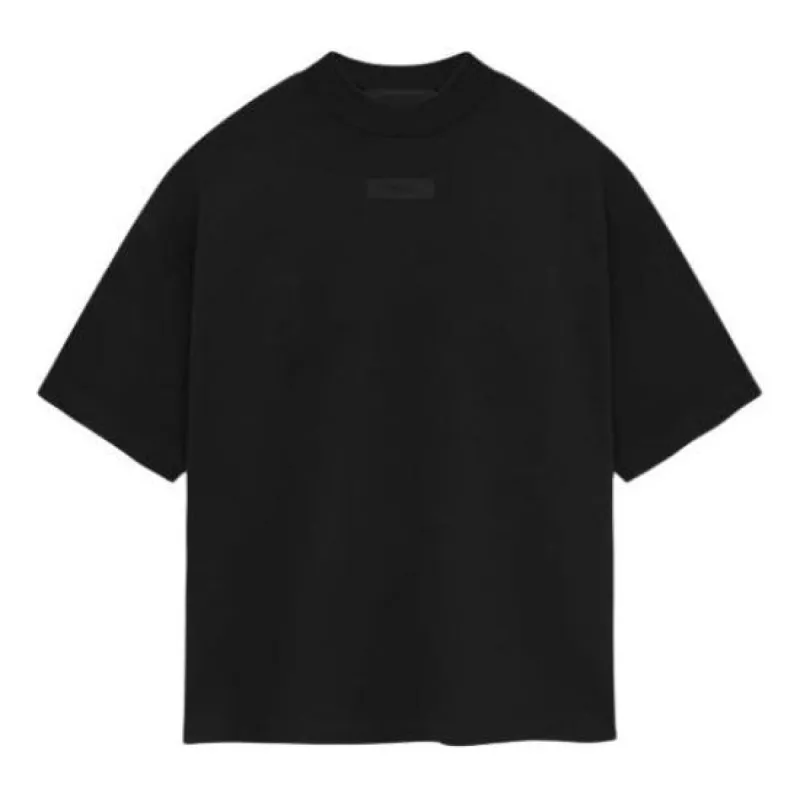 Fear of God Essentials SS24 drop2 Crewneck T-Shirt 'Jet Black' 125SP244194F sold by KicksCrew