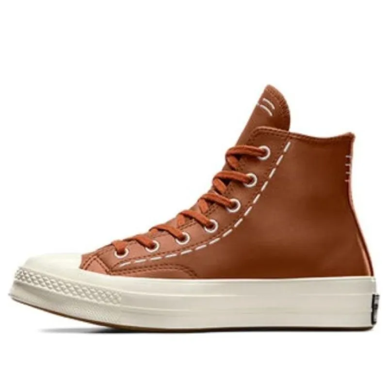 (WMNS) Converse Chuck 70 Bold Stitch High Top 'Brown' A07951C sold by KicksCrew