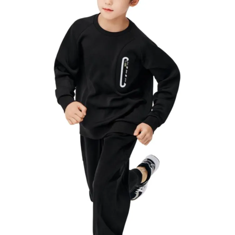 (GS) ASICS Casual Pullover 'Black' 331241215045-001 sold by KicksCrew product image thumbnail 2