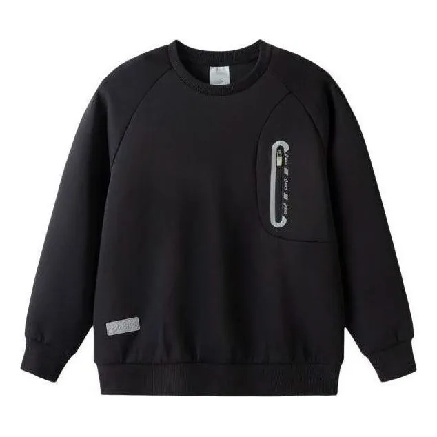(GS) ASICS Casual Pullover 'Black' 331241215045-001 sold by KicksCrew