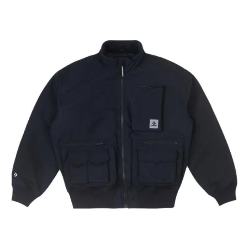 Converse Short Down Bomber Jacket 'Black' 10025251-A03 sold by KicksCrew