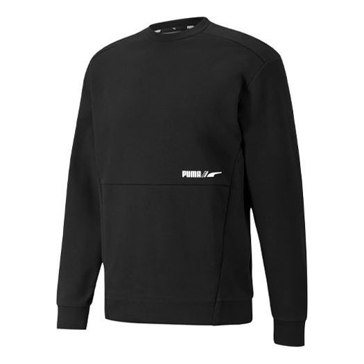 Puma Winterized Crew Logo 'Black' 846545-01 sold by KicksCrew