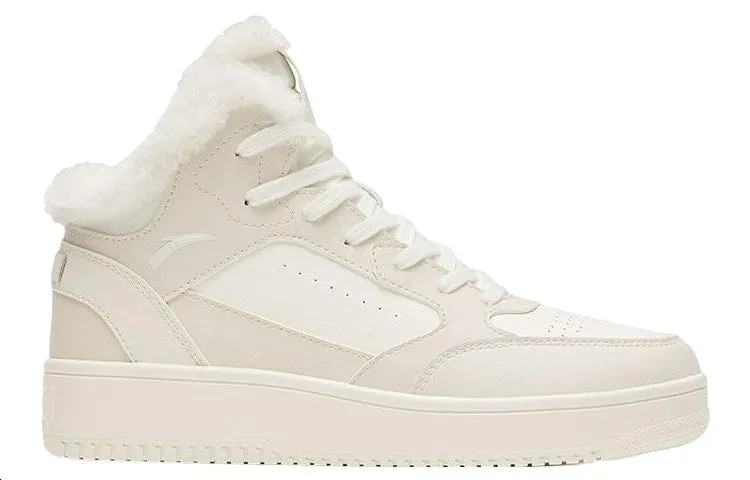 (WMNS) ANTA Skateboarding Series Sneakers High 'Beige' 922248913-1 sold by KicksCrew product image thumbnail 2