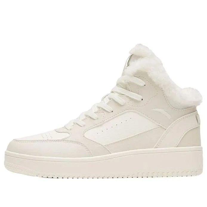 (WMNS) ANTA Skateboarding Series Sneakers High 'Beige' 922248913-1 sold by KicksCrew