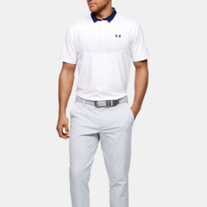 Under Armour Iso-Chill Graphic Polo Shirt 'White Black' 1350980-100 sold by KicksCrew