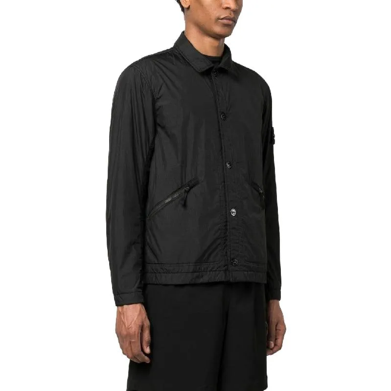 STONE ISLAND Padded Crinkle Reps Nylon Shirt Jacket 'Black' 781542522-V0029 sold by KicksCrew product image thumbnail 3