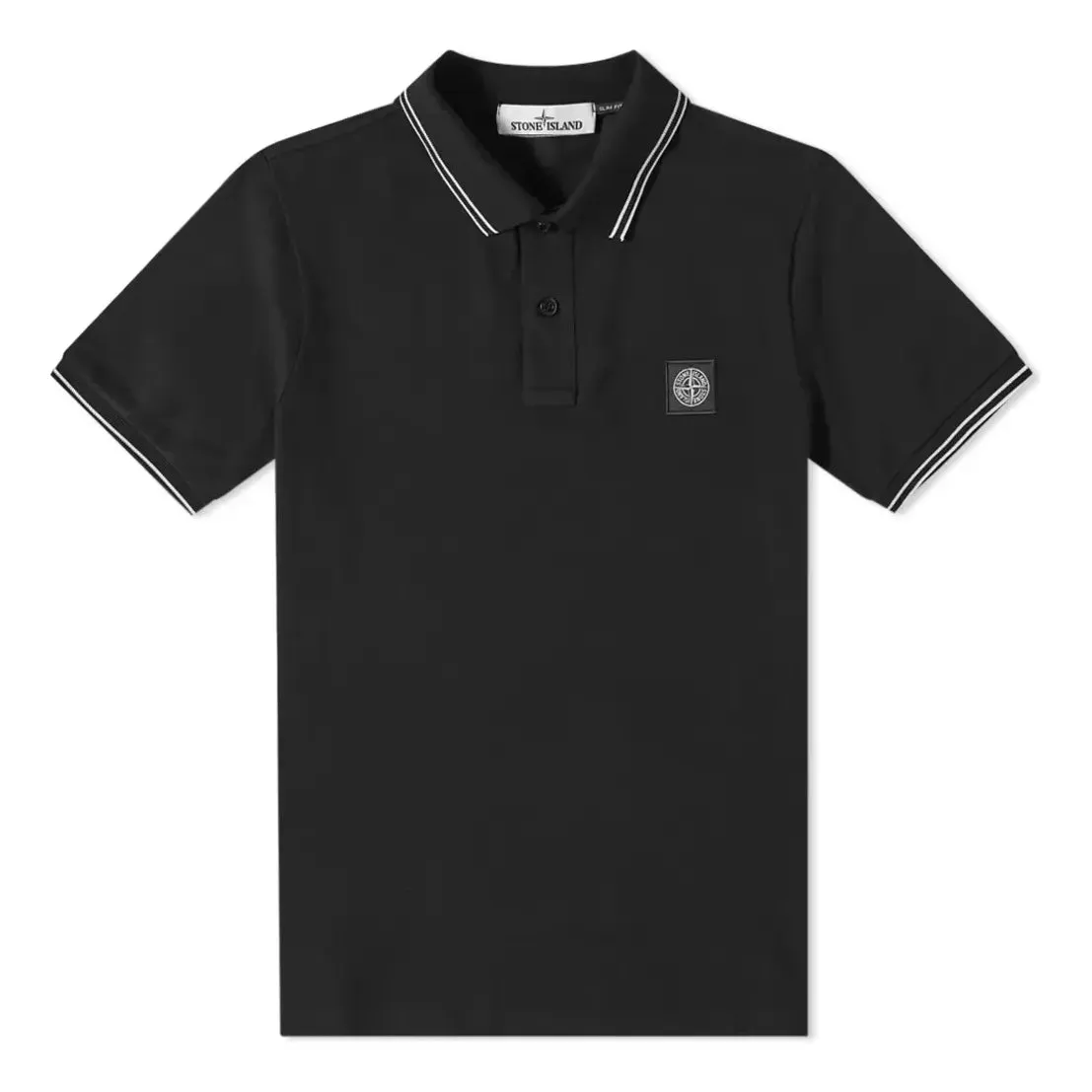 STONE ISLAND Polo Shirt 'Black' 101522S18-V0029 sold by KicksCrew