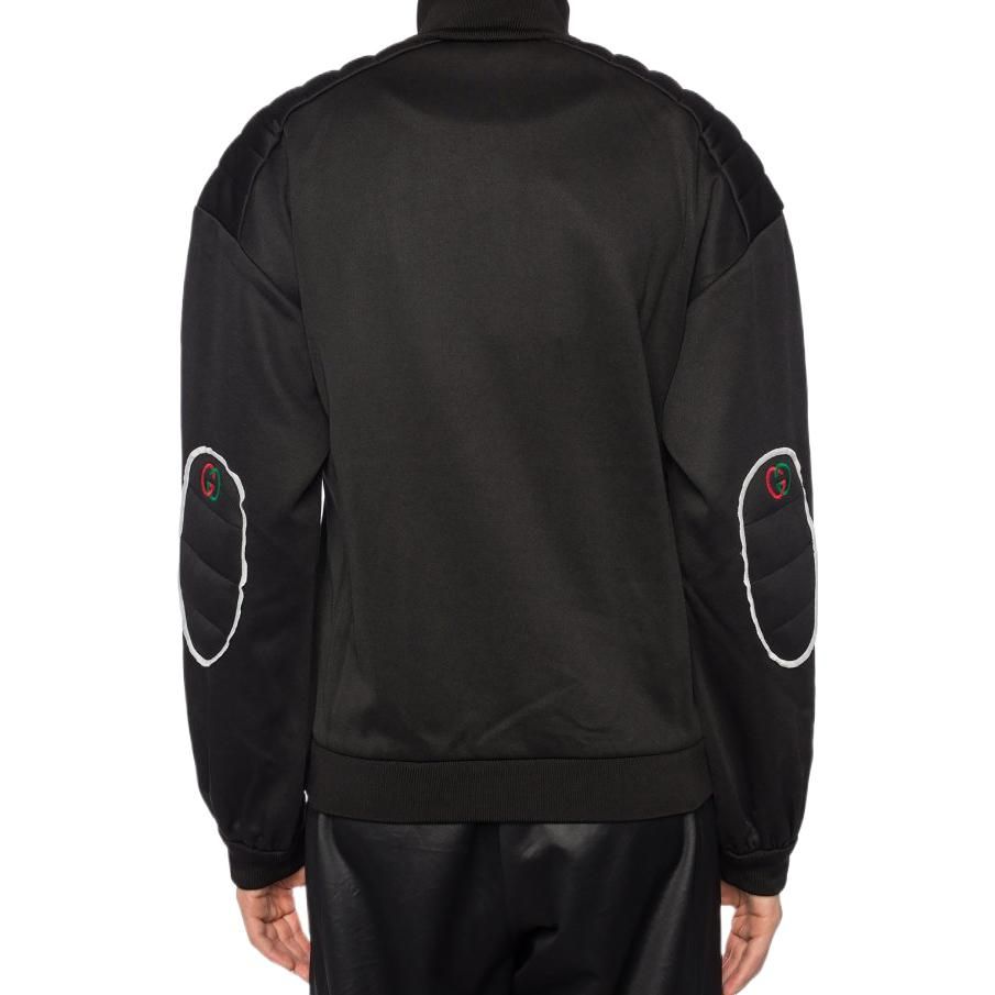 Gucci Technical Jersey Jacket With Elbow Pads 'Black' 595792-XJBT6-1000 sold by KicksCrew product image thumbnail 5