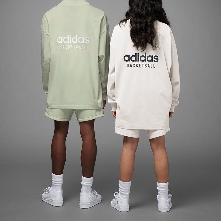 adidas Basketball Long Sleeve Tee 'Green' IA3422 sold by KicksCrew product image thumbnail 4