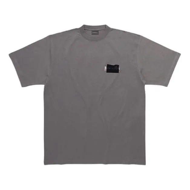 Balenciaga Gaffer T-shirt Large Fit 'Grey' 641675TNVG11227 sold by KicksCrew