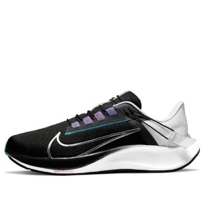 Nike Air Zoom Pegasus 38 Flyease Extra Wide 'Black Metallic Silver' DA6678-002 sold by KicksCrew