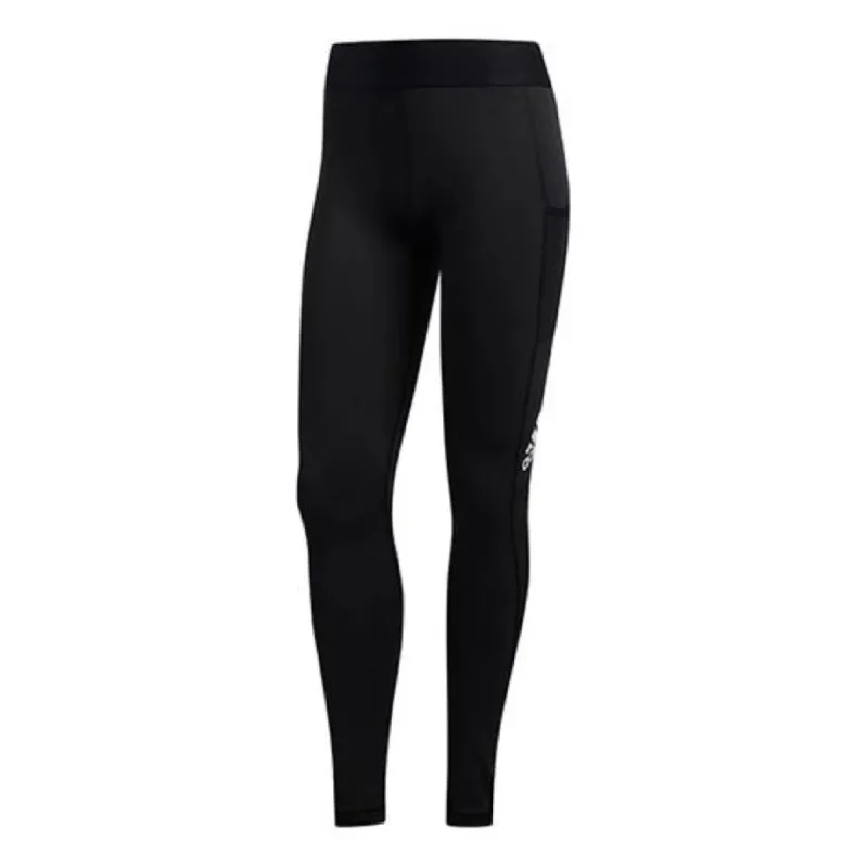 (WMNS) adidas Techfit Long Tights Asia Sizing 'Black' FJ7167 sold by KicksCrew