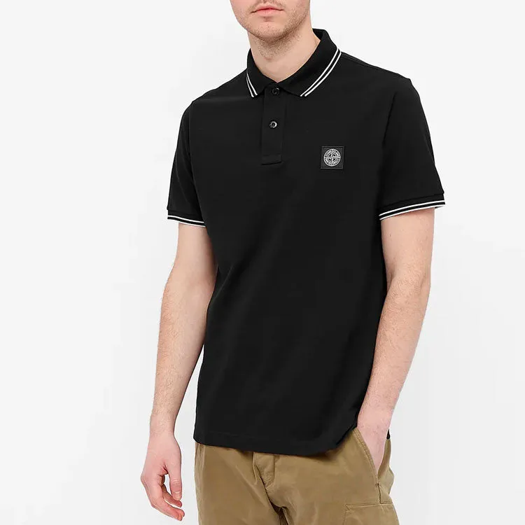 STONE ISLAND Polo Shirt 'Black' 101522S18-V0029 sold by KicksCrew product image thumbnail 3
