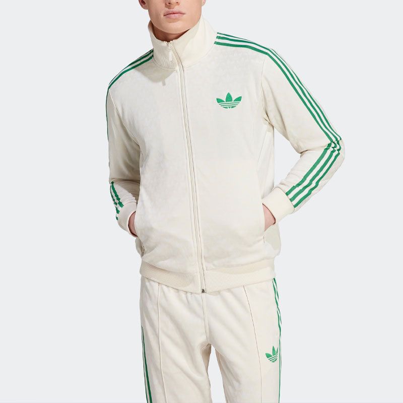 green and white adidas sweatsuit