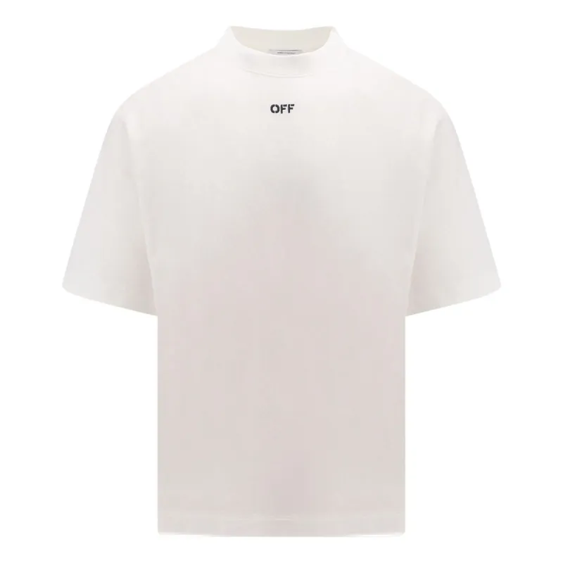 Off-White Scribble Diags Skate Short-Sleeve Tee 'White Black' OMAA120S24JER0050110 sold by KicksCrew