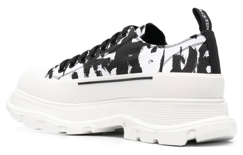 Alexander McQueen Tread Slick Sneakers 'Black White Cream' 705668W4TG59356 sold by KicksCrew product image thumbnail 3