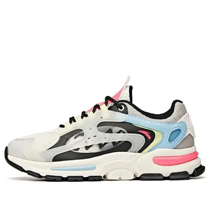 (WMNS) ANTA Life Series Sneakers 'White Black Grey' 122038899-4 sold by KicksCrew