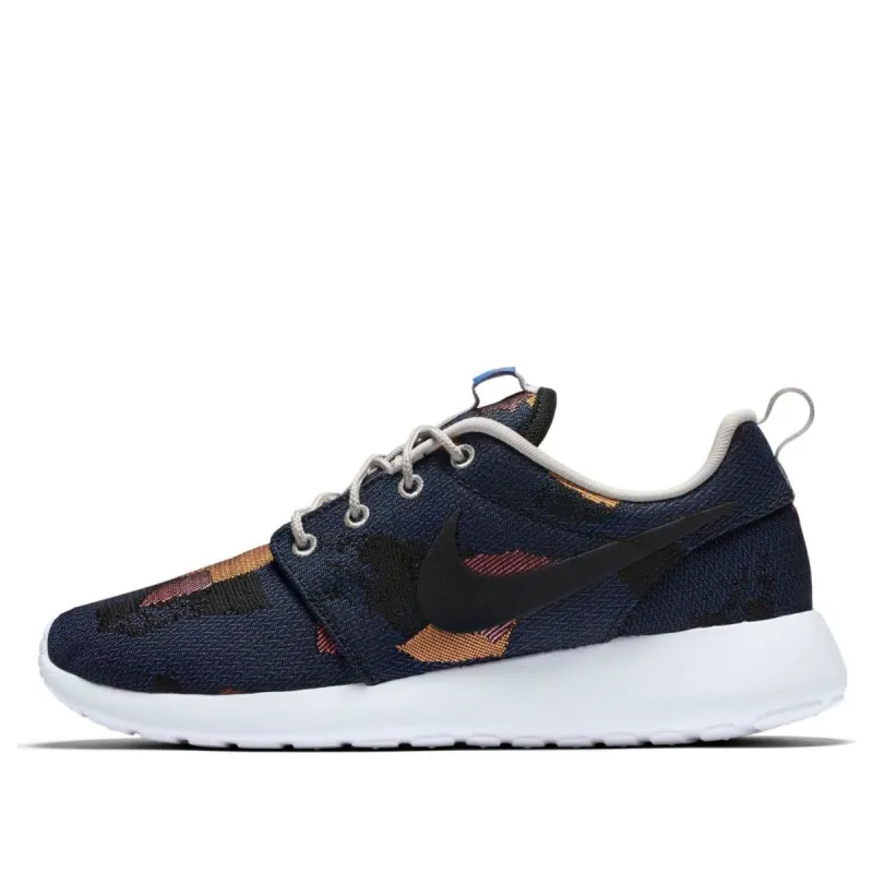 (WMNS) Nike Roshe One JCRD Print 'Game Royal Black' 845009-400 sold by KicksCrew