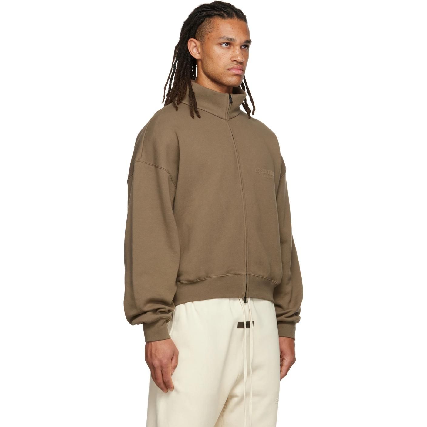 Fear of God Essentials FW22 Full Zip Jacket 'Wood' FOG-FW22-353 sold by KicksCrew product image thumbnail 5