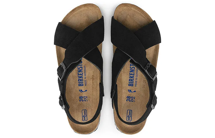 Birkenstock Tulum Suede Leather Narrow Fit Sandals 'Black' 1024086 sold by KicksCrew product image thumbnail 4