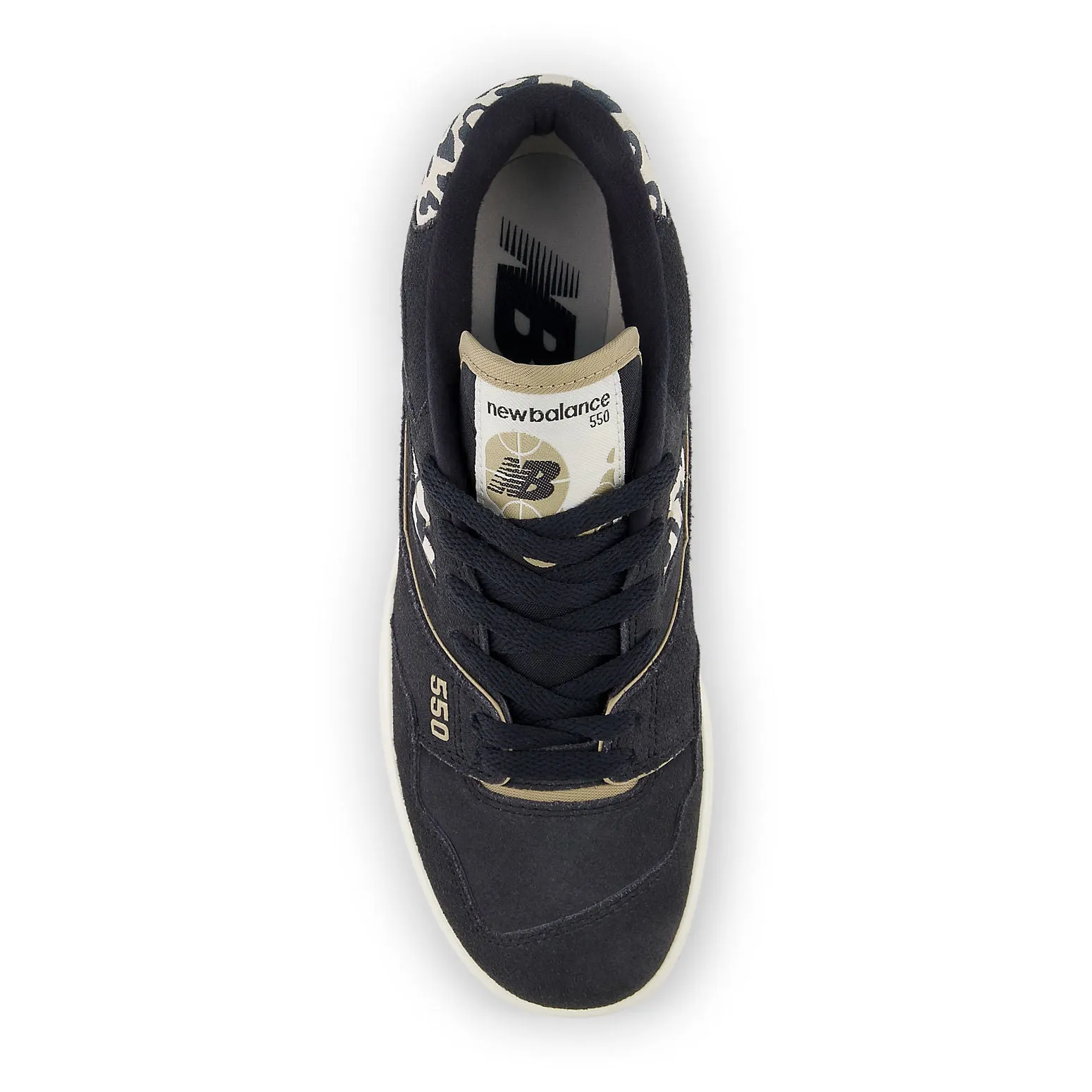 (WMNS) New Balance 550 Suede Skate Shoes 'Black' BBW550QB sold by KicksCrew product image thumbnail 4