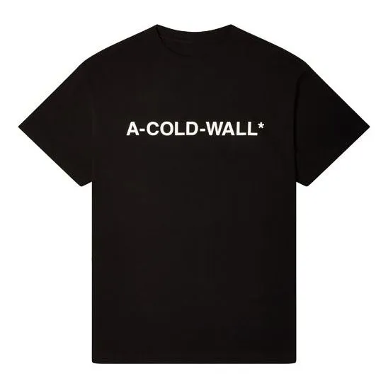 A-COLD-WALL* Essential Logo T-shirt 'Black' ACWMTS092-BLACK sold by KicksCrew