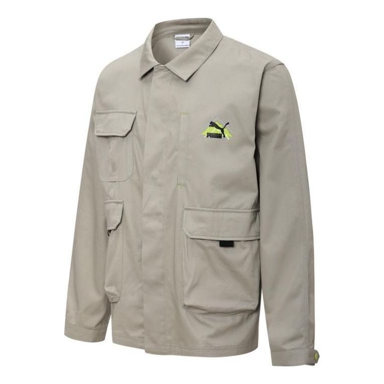Puma Camping Mountain Cargo Jacket 'Grey' 537423-68 sold by KicksCrew