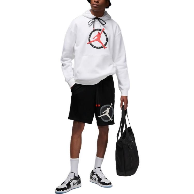 Air Jordan Flight MVP Graphic Fleece Pullover Hoodie 'White' FB7050-100 sold by KicksCrew product image thumbnail 3