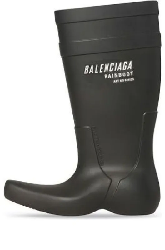 Balenciaga Excavator Boots 'Black Rubber' 709243W2DJ01000 sold by KicksCrew