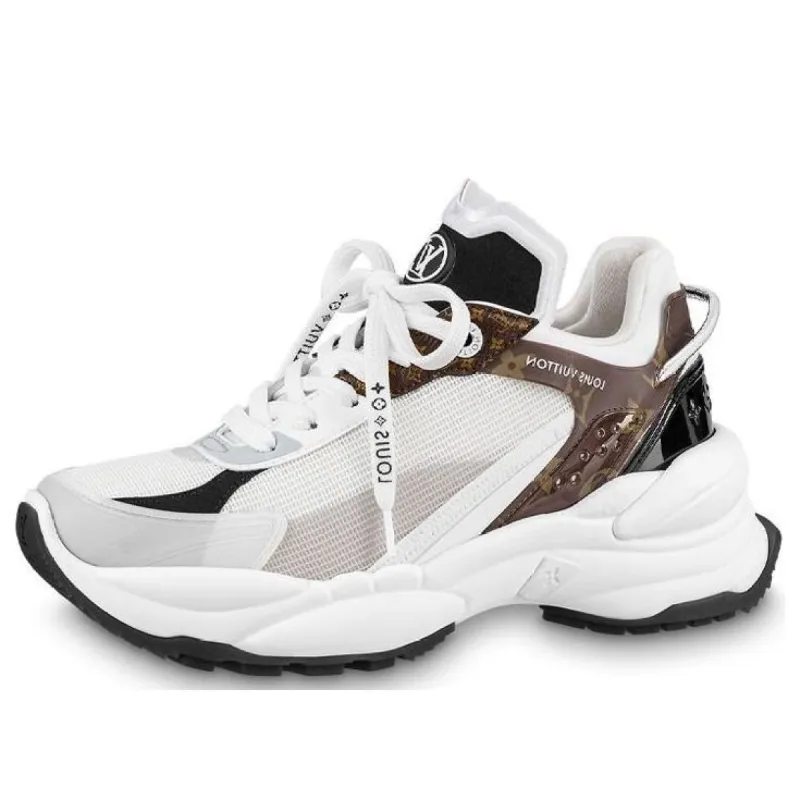 (WMNS) LOUIS VUITTON Run Away Sneakers 'Beige Brown' 1A9VWV sold by KicksCrew