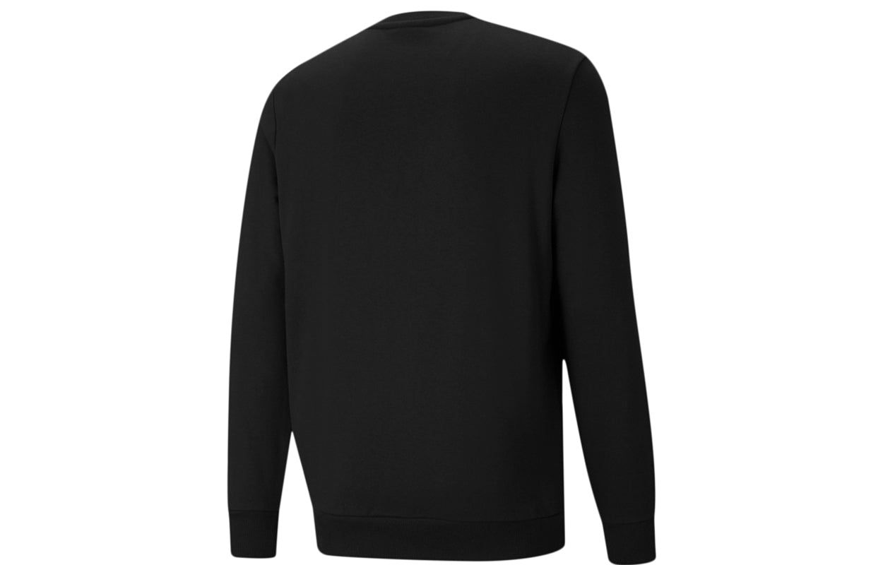 Puma Classics Logo Crew TR Sweater 'Black White' 531366-01 sold by KicksCrew product image thumbnail 2