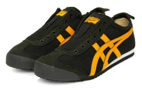 Onitsuka Tiger MEXICO 66 Slip-on Shoes 'Black Tiger Yellow' 1183A360-001 sold by KicksCrew
