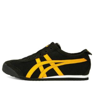 Onitsuka Tiger MEXICO 66 Slip-on Shoes 'Black Tiger Yellow' 1183A360-001 sold by KicksCrew