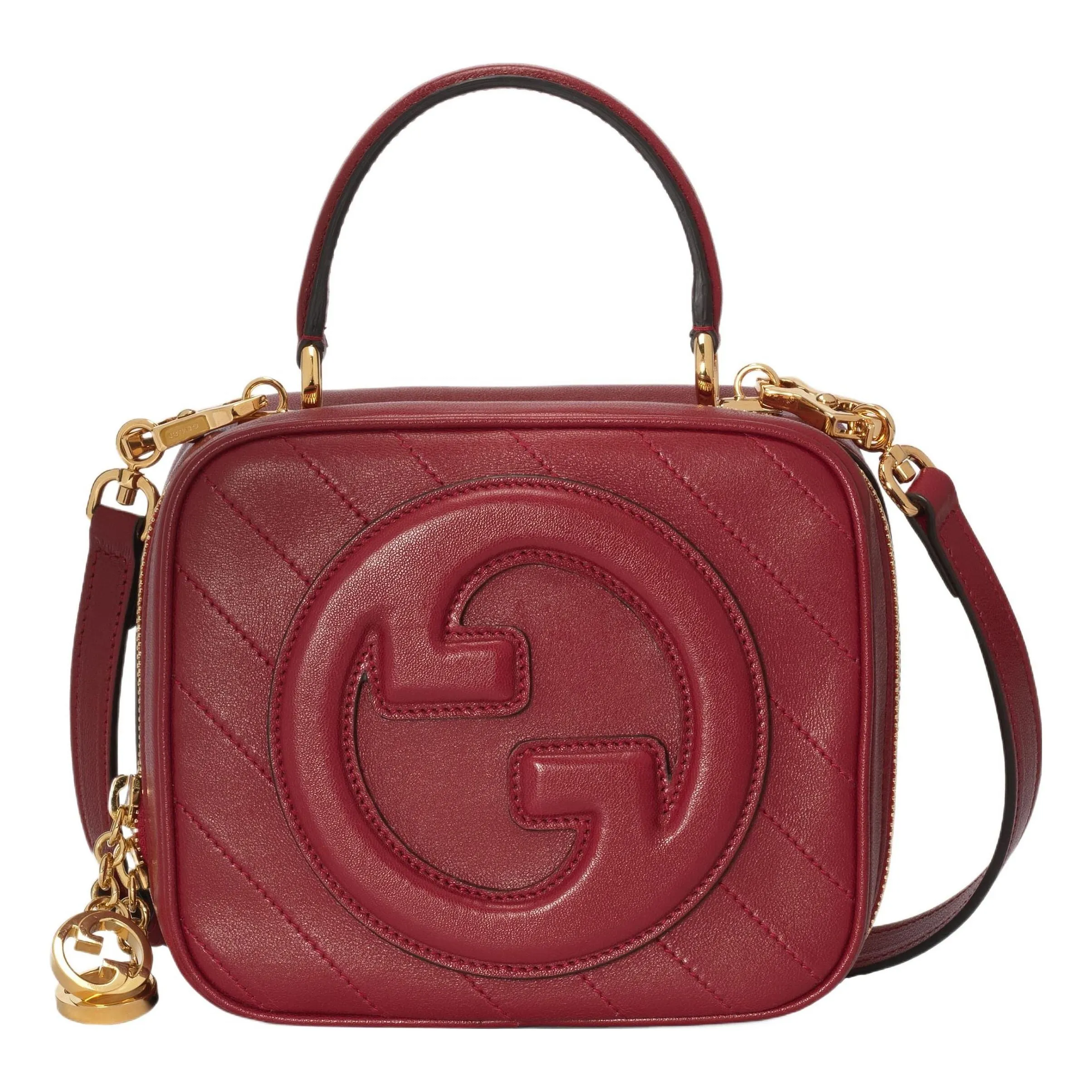 (WMNS) Gucci Blondie Top Handle Bag 'Red' 744434-1IV0G-6420 sold by KicksCrew