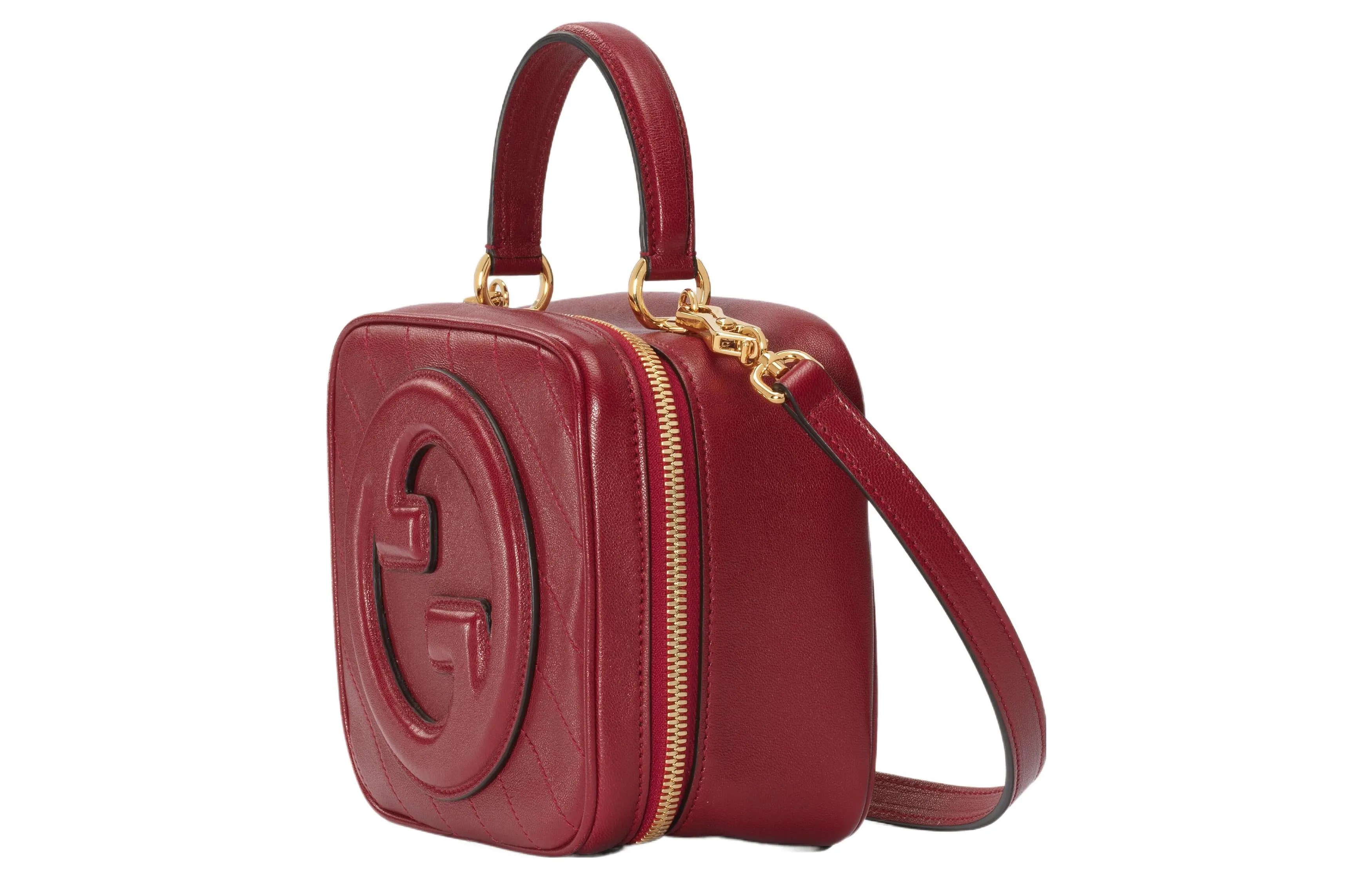 (WMNS) Gucci Blondie Top Handle Bag 'Red' 744434-1IV0G-6420 sold by KicksCrew product image thumbnail 2