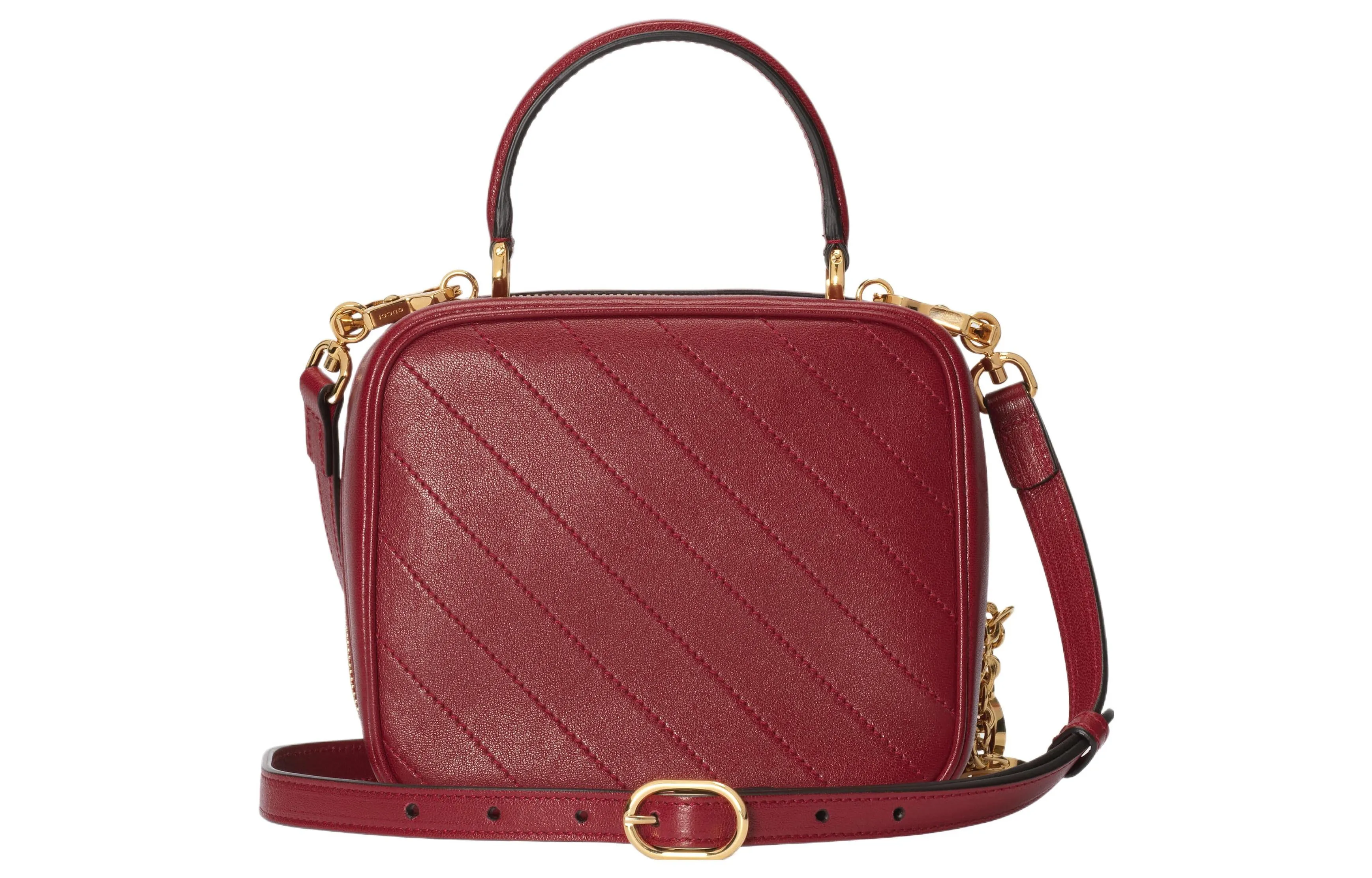 (WMNS) Gucci Blondie Top Handle Bag 'Red' 744434-1IV0G-6420 sold by KicksCrew product image thumbnail 3