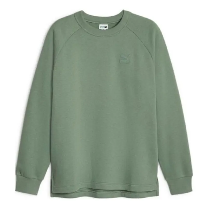 PUMA Loose-Fit Sports Pullover Sweatshirt 'Green' 625299-44 sold by KicksCrew