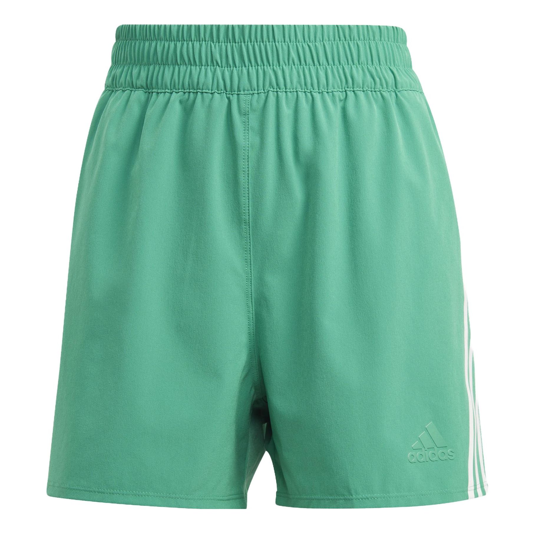 (WMNS) adidas Essentials 3-stripes Shorts 'Green' HS2363 sold by KicksCrew